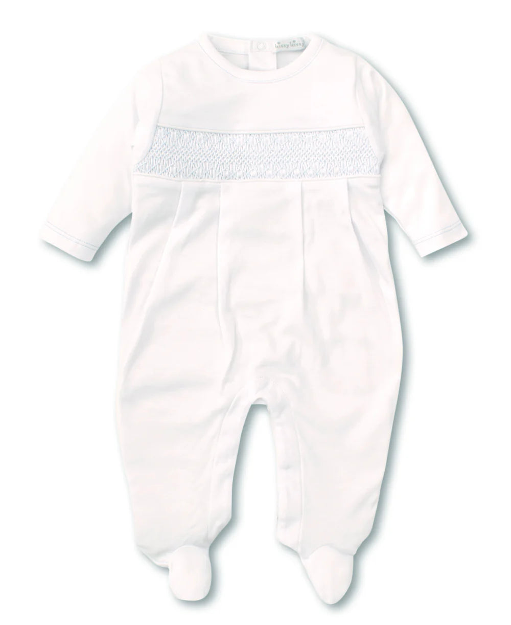 Kissy Kissy Hand Smocked CLB Charmed Footie