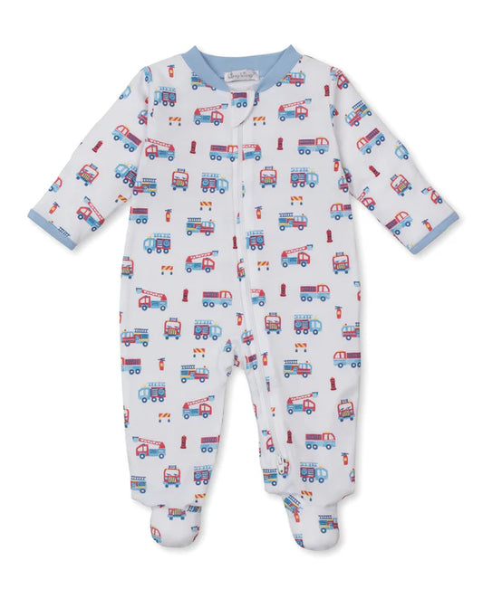 Kissy Kissy Fight the Fire Footie w/ Zip