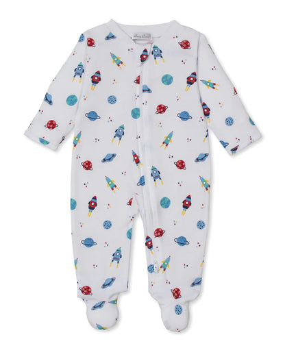 Kissy Kissy Space Dreams Zip Footie