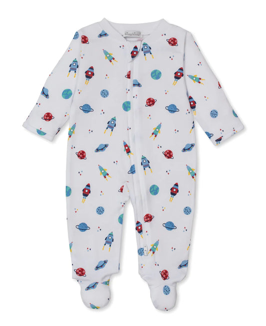 Kissy Kissy Space Dreams Zip Footie