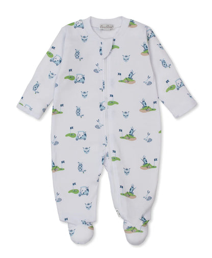 Kissy Kissy Golf Championship Blue Zip Footie