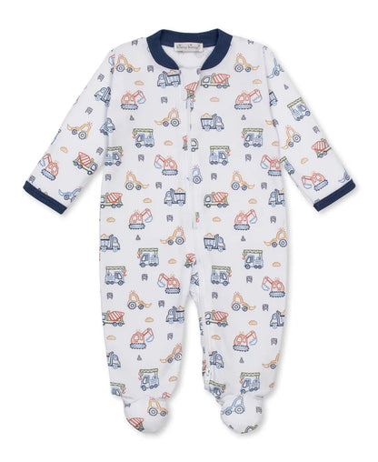 Kissy Kissy Construction De-Footie with Zip