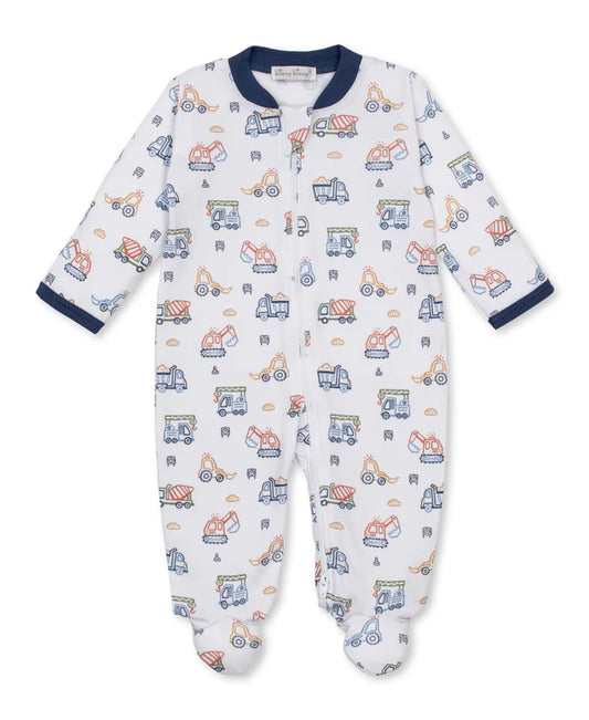 Kissy Kissy Construction De-Footie with Zip