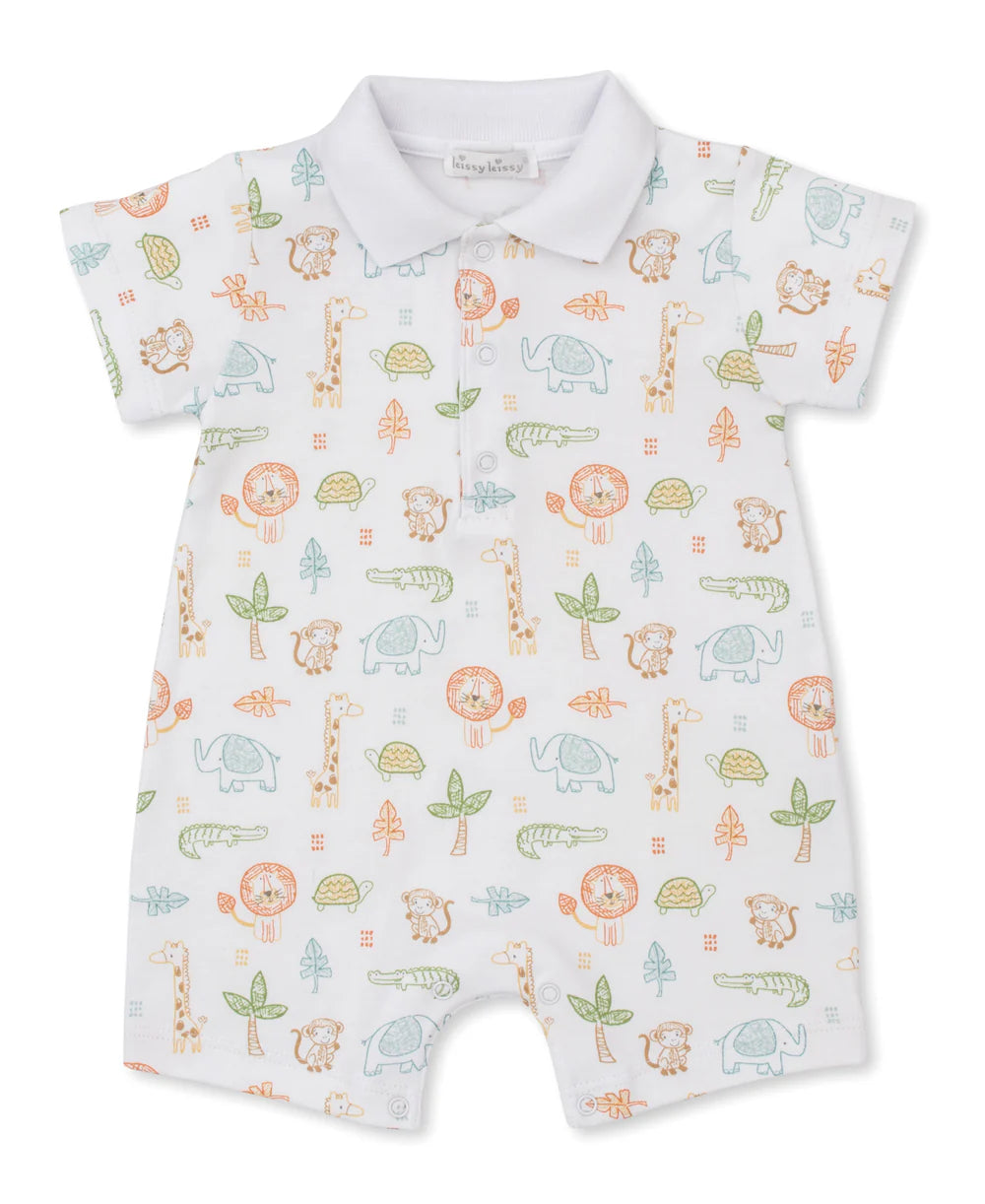 Kissy Kissy Jungle Adventure Short Playsuit