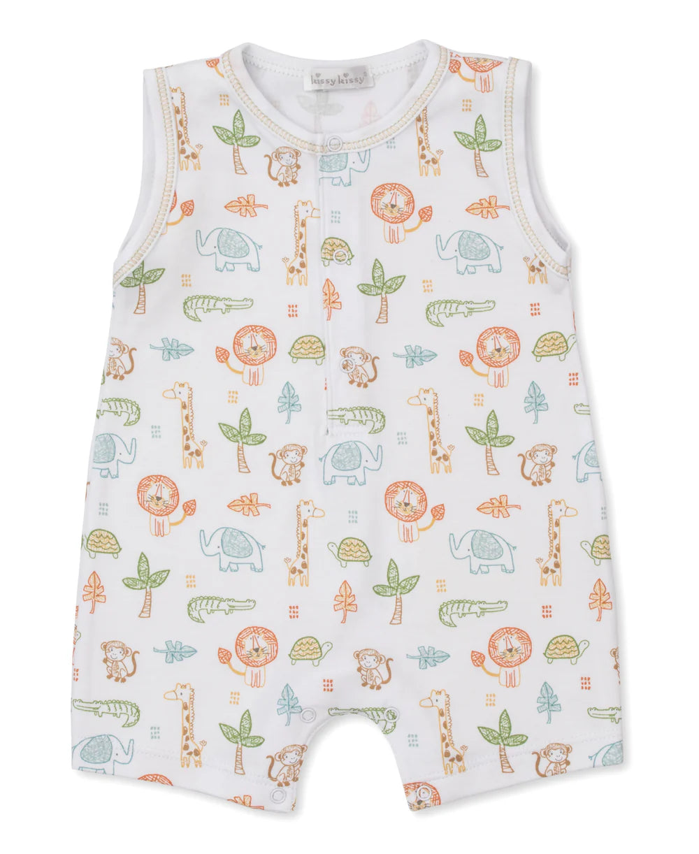 Kissy Kissy Jungle Adventure Sleeveless Playsuit