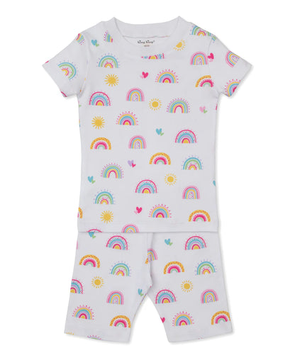 Kissy Kissy Rainbow Sunshine Short Pajama Set
