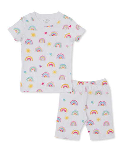 Kissy Kissy Rainbow Sunshine Short Pajama Set