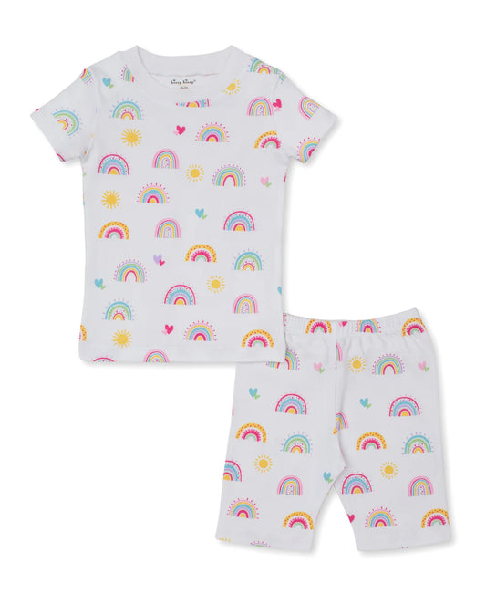 Kissy Kissy Rainbow Sunshine Short Pajama Set