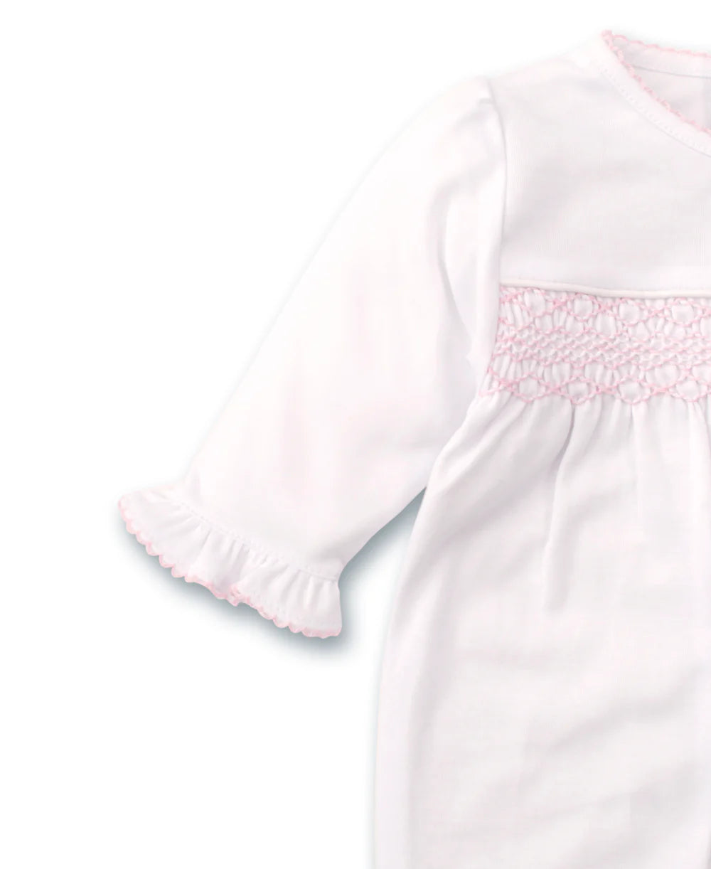 Kissy Kissy Hand Smocked CLB Charmed Footie