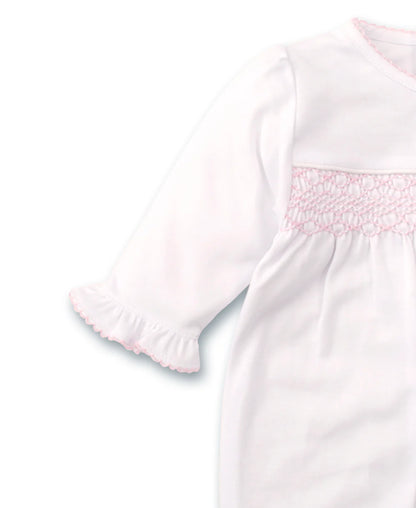 Kissy Kissy Hand Smocked CLB Charmed Footie