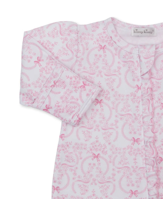 Kissy Kissy Delicate Bloomi-Footie with Zip