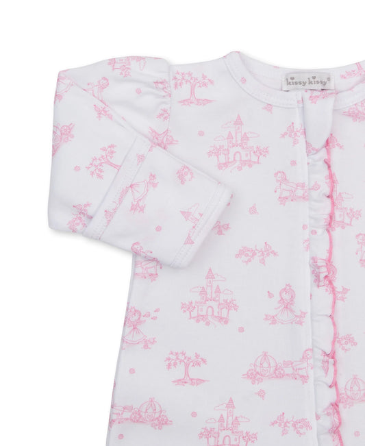 Kissy Kissy Princess Adventure Print Footie with Zip