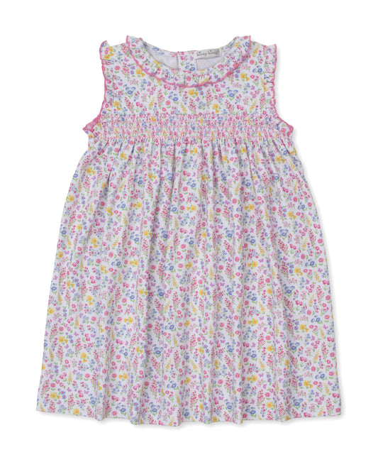 Kissy Kissy Pastel Gardens Floral Smocked Toddler Dress