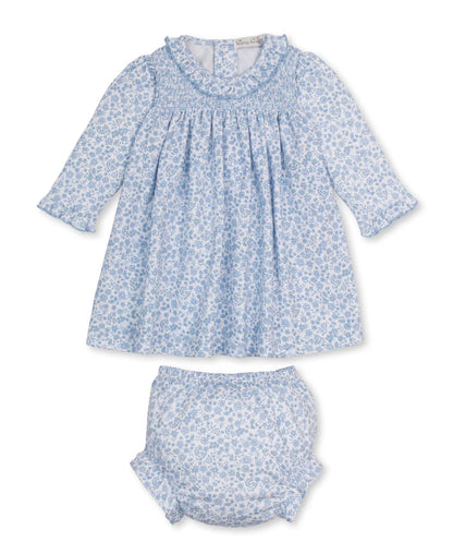 Kissy Kissy Fall Blooms Smocked Dress Set