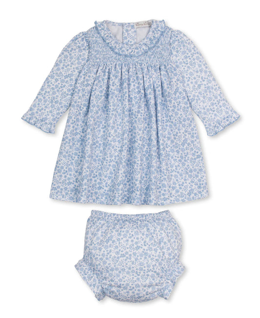 Kissy Kissy Fall Blooms Smocked Dress Set