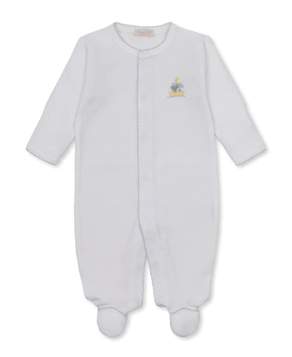 Kissy Kissy Premier Noah's Ark Footie with Hand Embroidery