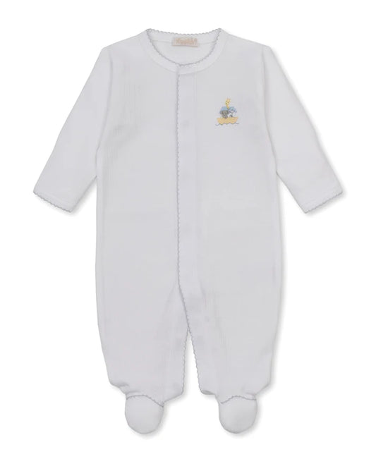 Kissy Kissy Premier Noah's Ark Footie with Hand Embroidery