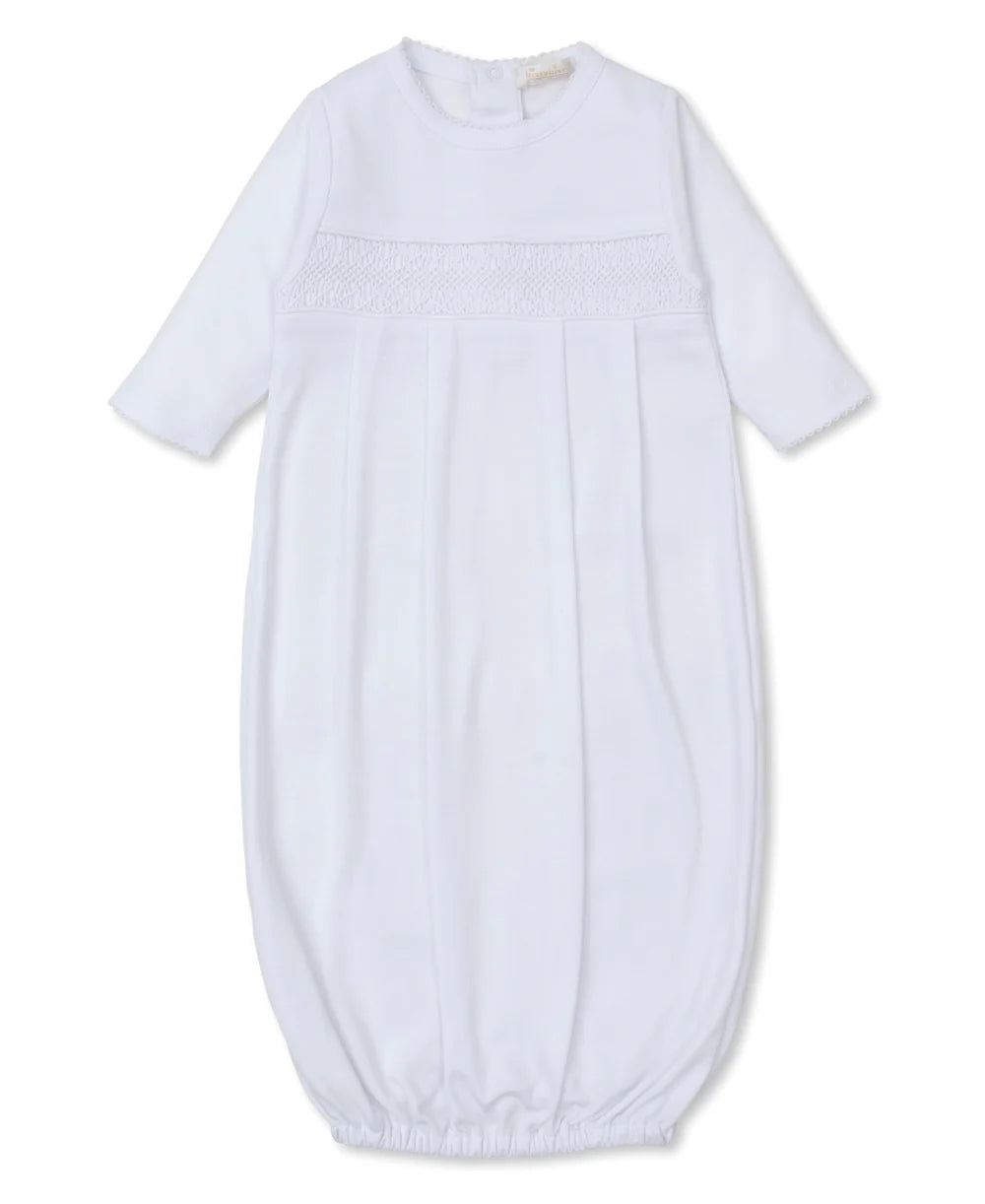 Kissy Kissy Hand Smocked CLB Charmed Sack Gown