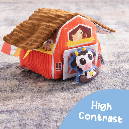 Peek-A-Moo Friendly Barn Developmental Toy