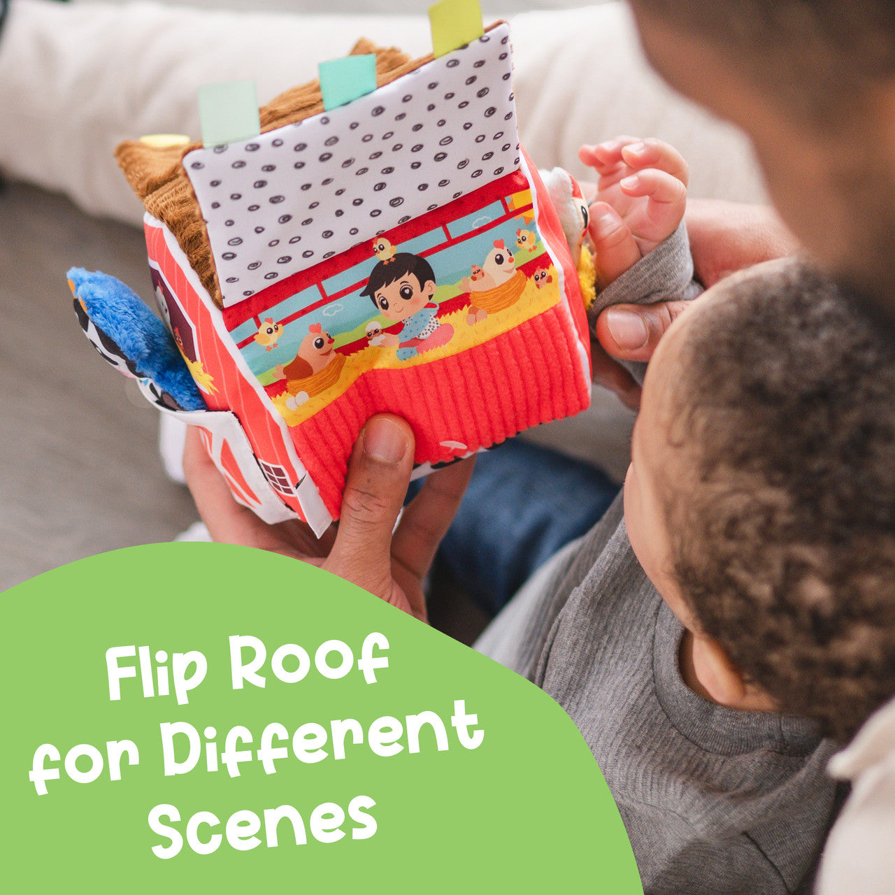 Peek-A-Moo Friendly Barn Developmental Toy