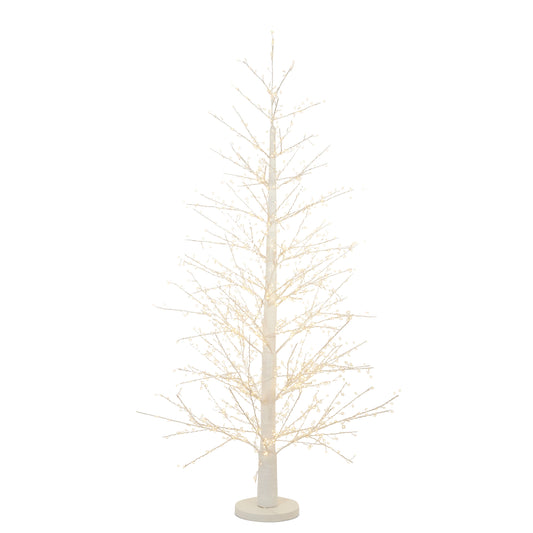 White Fairy Light Tape Pod Tree