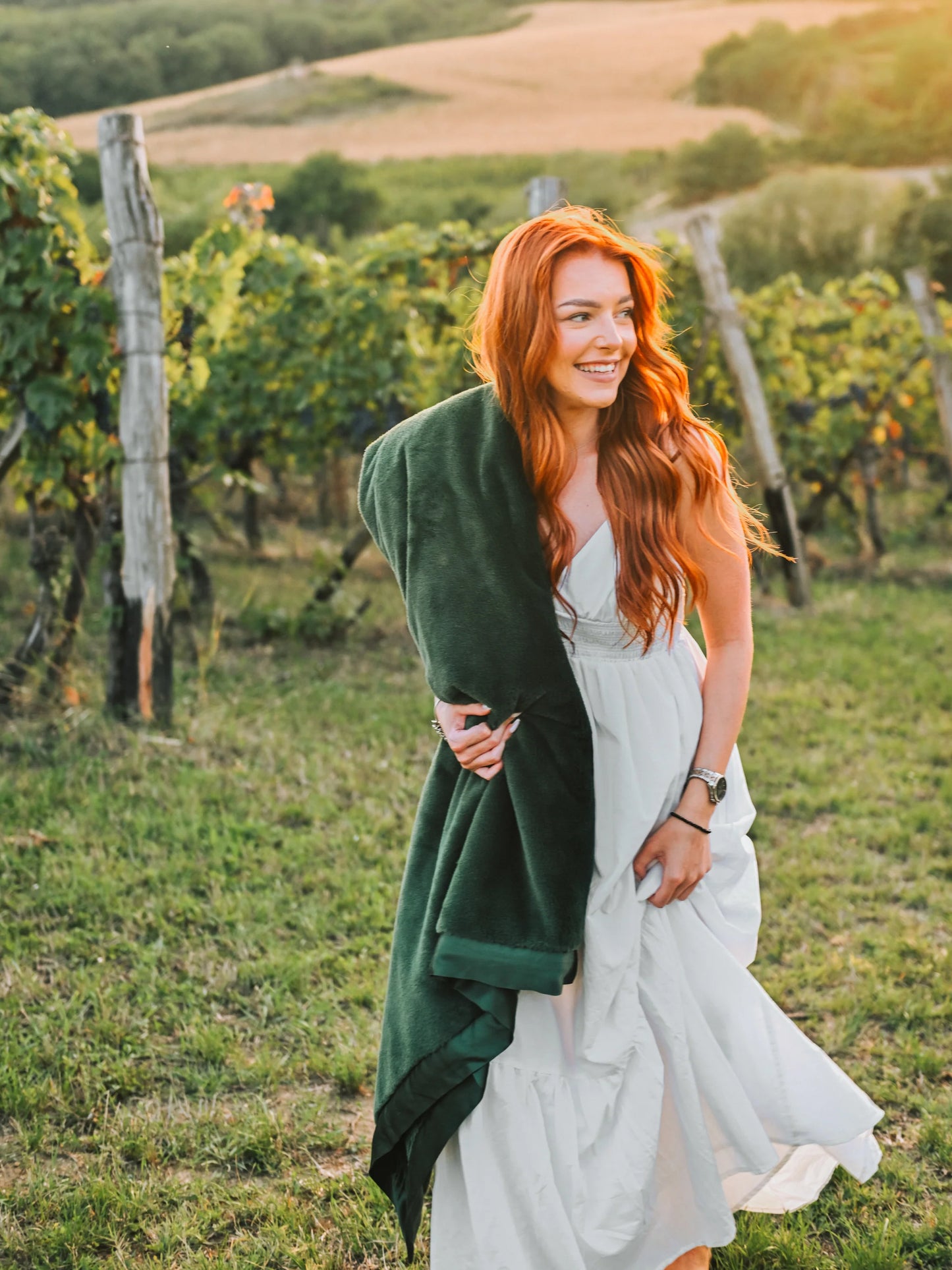 Little Giraffe Luxe Vineyard Throw