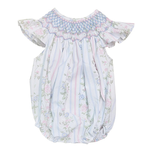 Valerie Floral Smocked Bubble