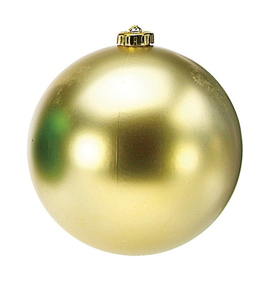 Matte Champagne Gold Ornament (5.5")