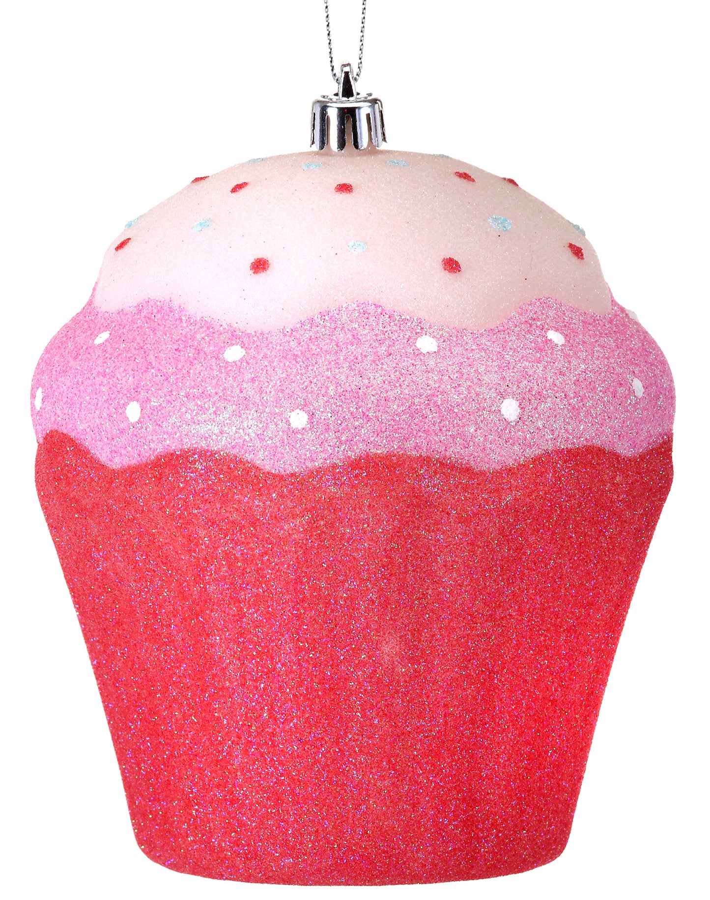 Mrs. Claus' Cupcake Ornament (6.5")