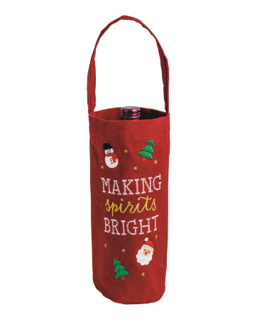 Holiday Wine Bags