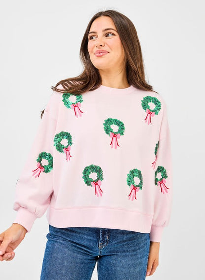 Millie Wreaths Sweatshirt