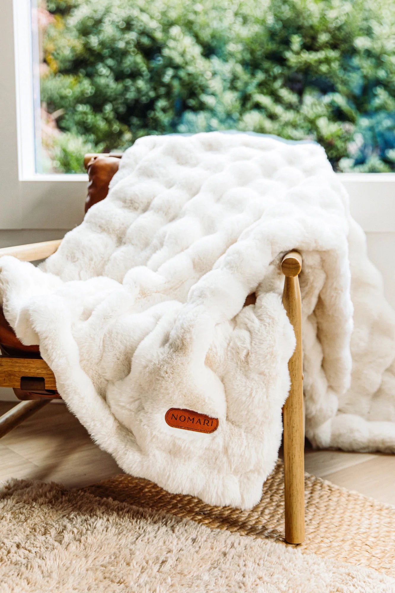 Little Giraffe Cloudscape Throw Blanket