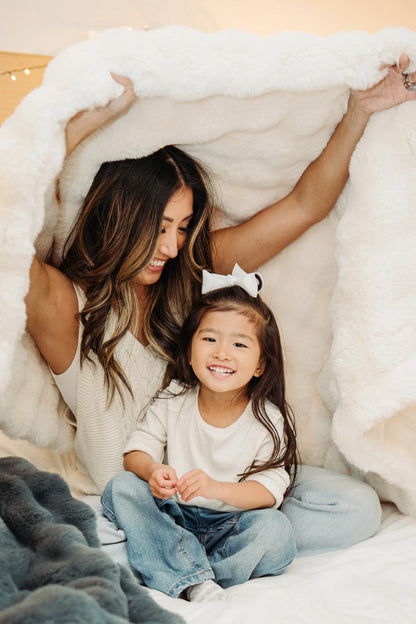 Little Giraffe Cloudscape Throw Blanket