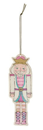 6" Blushing Nutcracker Acrylic Ornament