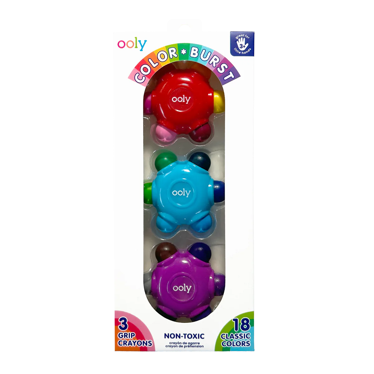 Color Burst Grip Crayons