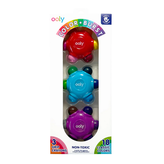 Color Burst Grip Crayons