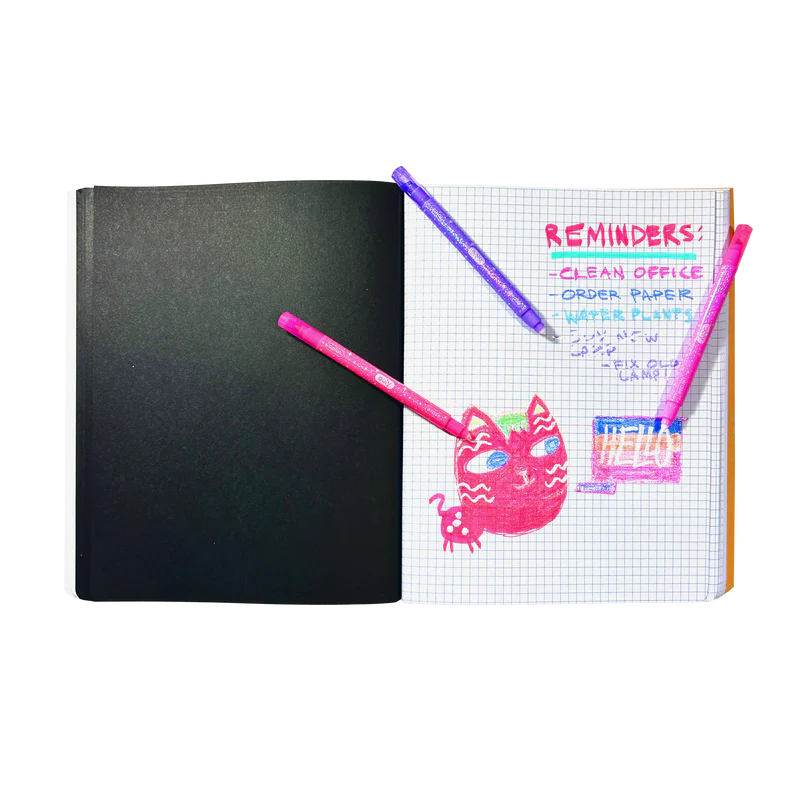 Make No Mistake! Sparkle Glittery Erasable Markers - Set of 12