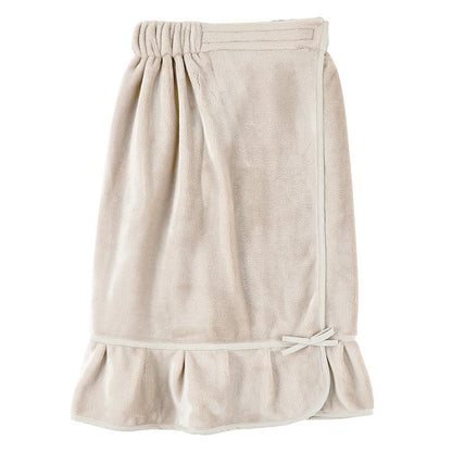 Plush Ruffle Spa Wrap