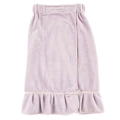 Plush Ruffle Spa Wrap