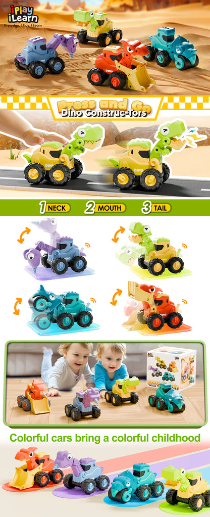 Press and Go Dino Construc-Tors