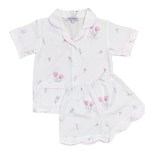 Tulip Print Pajamas