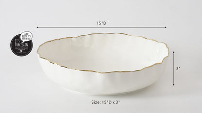 Portofino Extra Large Shallow Bowl