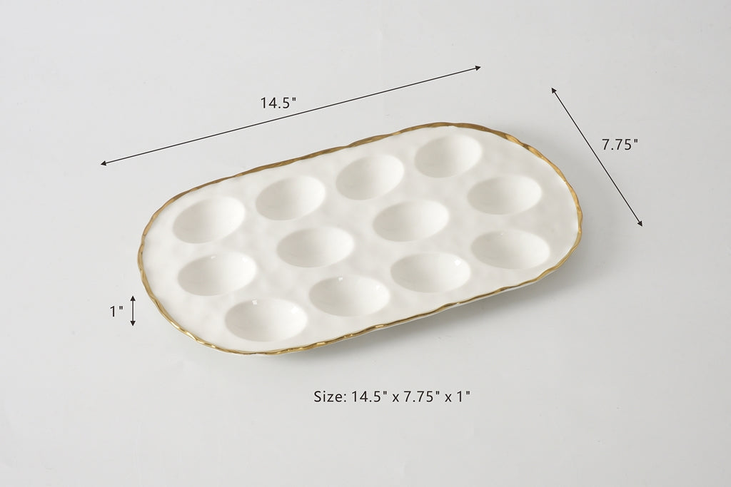 Portofino Oval Devil Egg Tray