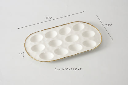 Portofino Oval Devil Egg Tray