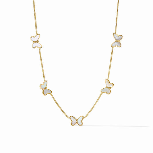 Papillon Delicate Station Necklace