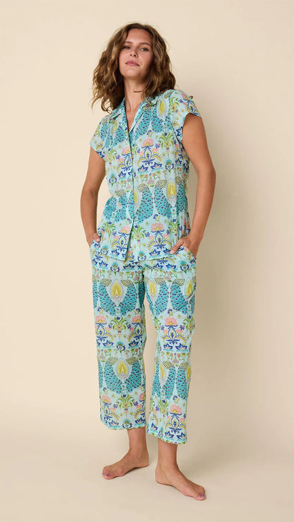 Cat's Pajamas Luxe Pima Capri Set
