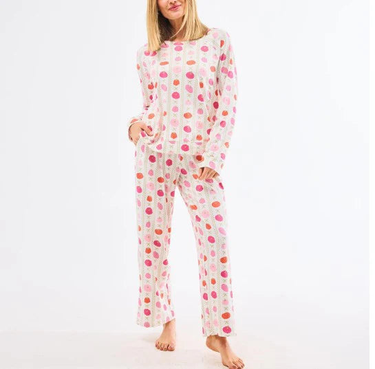 Women's Pumpkin Pajama Set