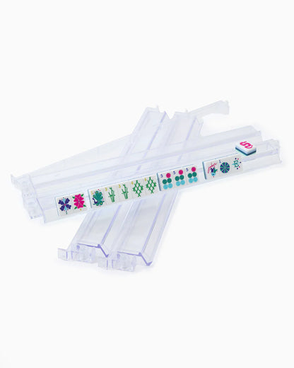 Clear Acrylic Mahjong Rack & Pusher Set