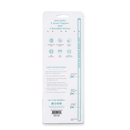 Holiday Straw Topper Set