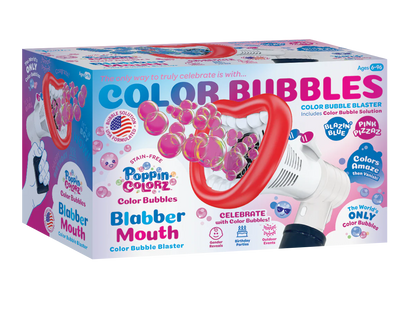 PoppinColorz Blabber Mouth Color Bubble Blaster
